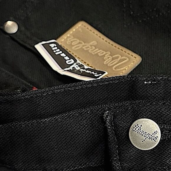 Wrangler Cowboy Cut High Rise Slim Fit Tapered Leg Jeans 13x34 - Picture 13 of 16